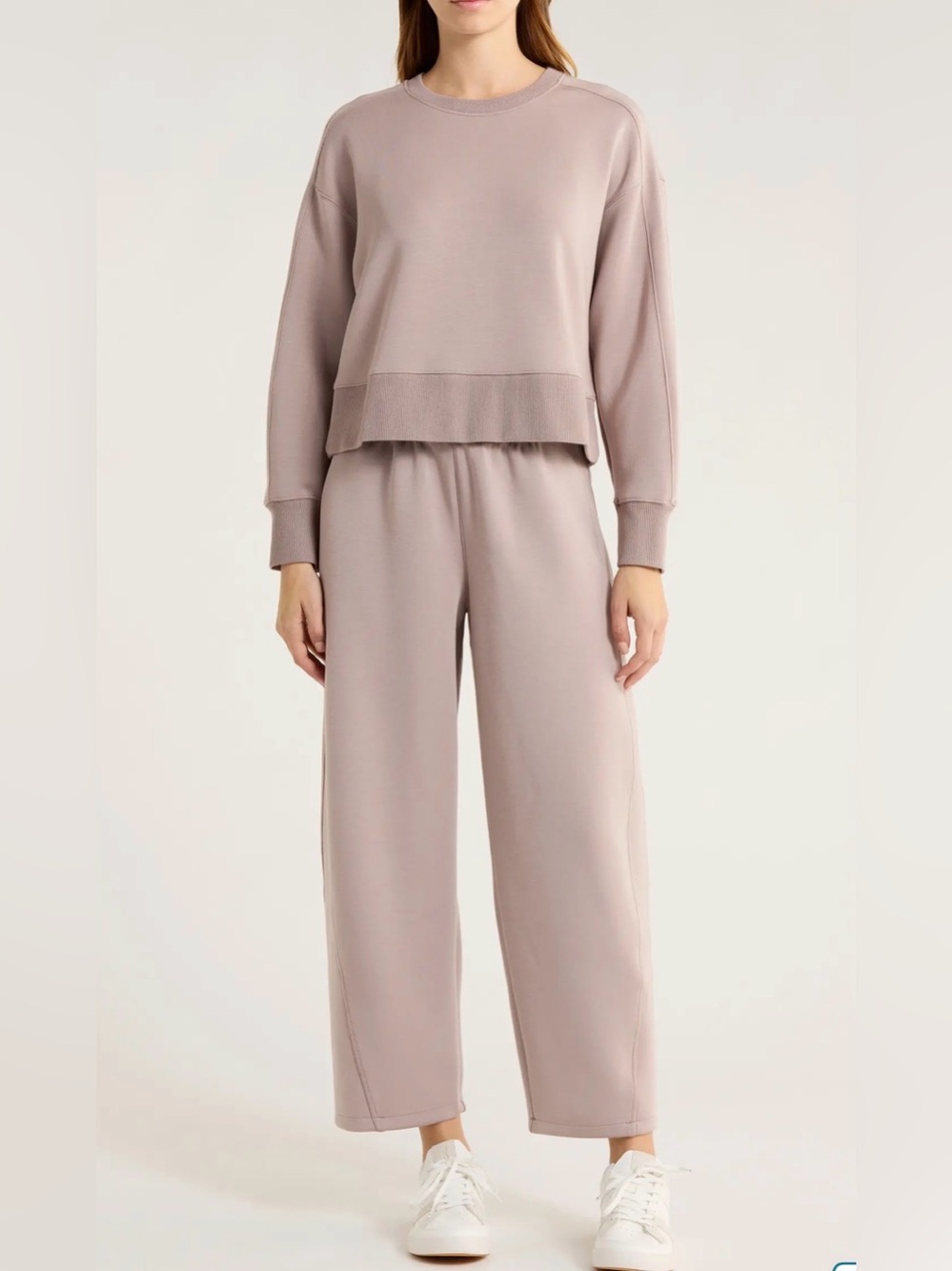 SPANX AirEssentials® Luxe Crop Crewneck Sweatshirt